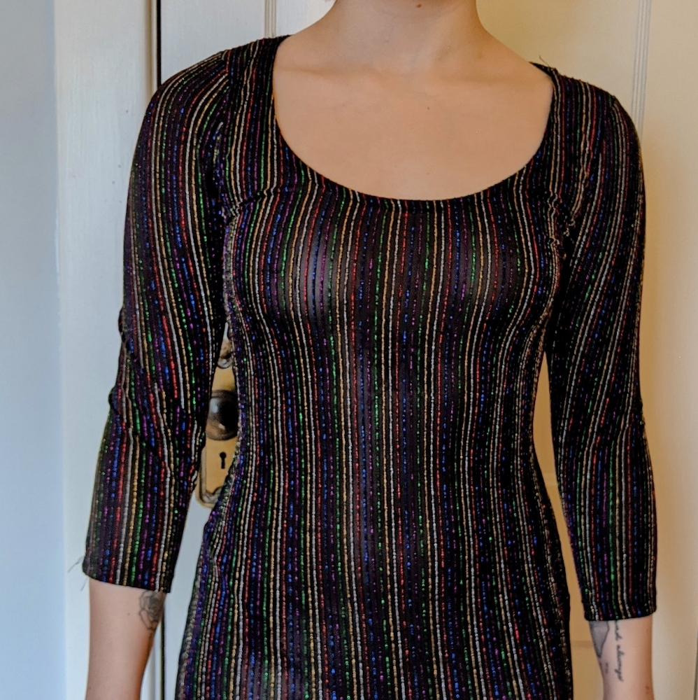 Sheer body hugging dress